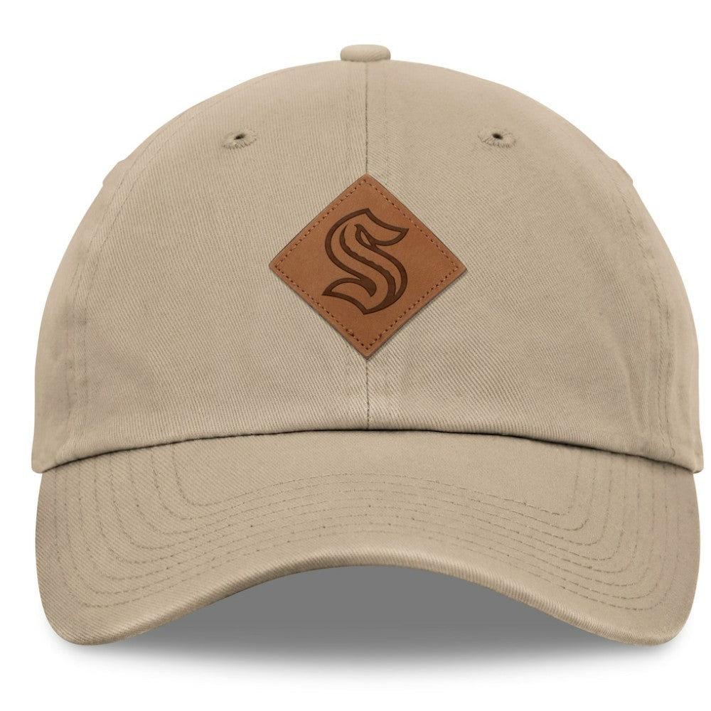 Seattle Kraken Fanatics Elements Unstructured Patch Leather Strapback Hat -  NHL Hats