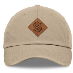Seattle Kraken Fanatics Elements Unstructured Patch Leather Strapback Hat -  NHL Hats