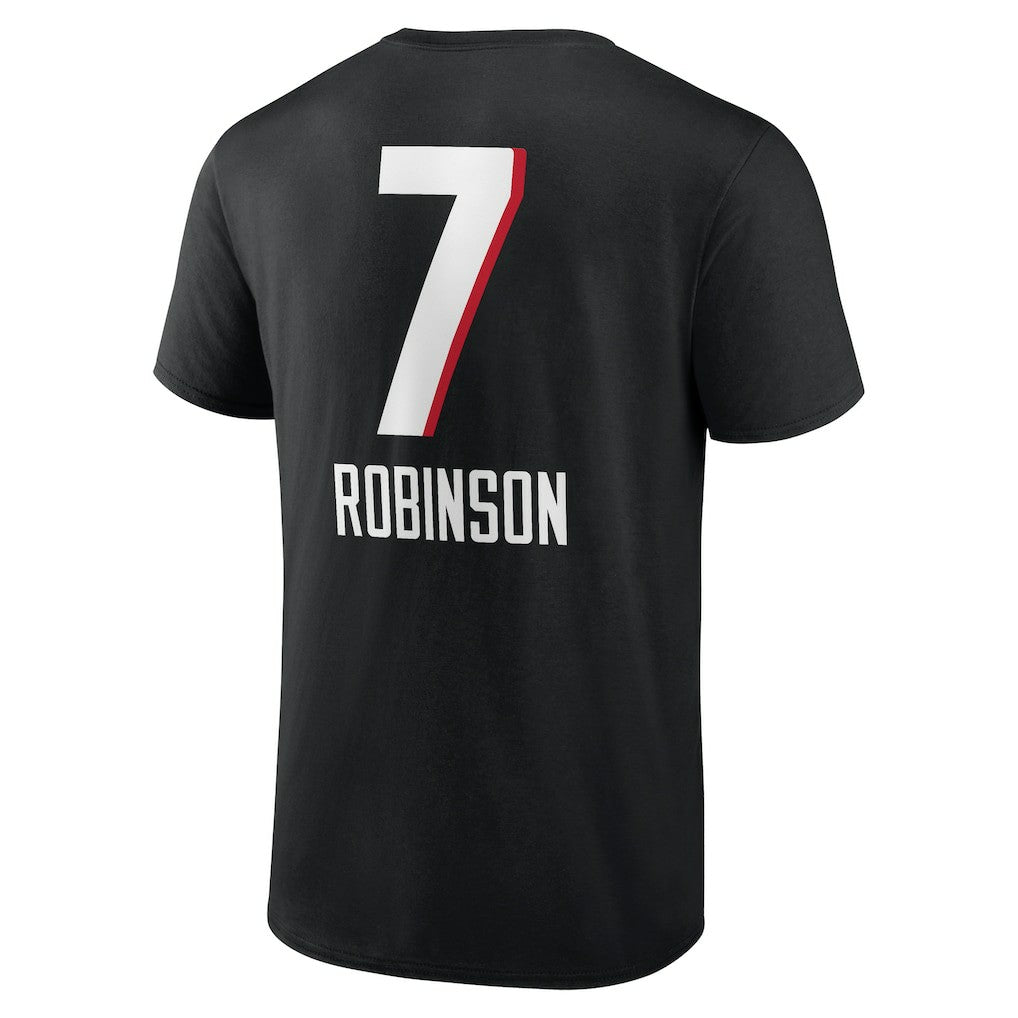 Atlanta Falcons Bijan Robinson  Team Wordmark Name & Number T-Shirt | NFL Online