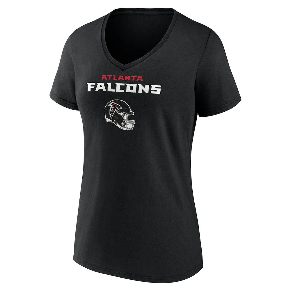 Atlanta Falcons Bijan Robinson  Women's Team Wordmark Name & Number V-Neck T-Shirt | NFL Sale