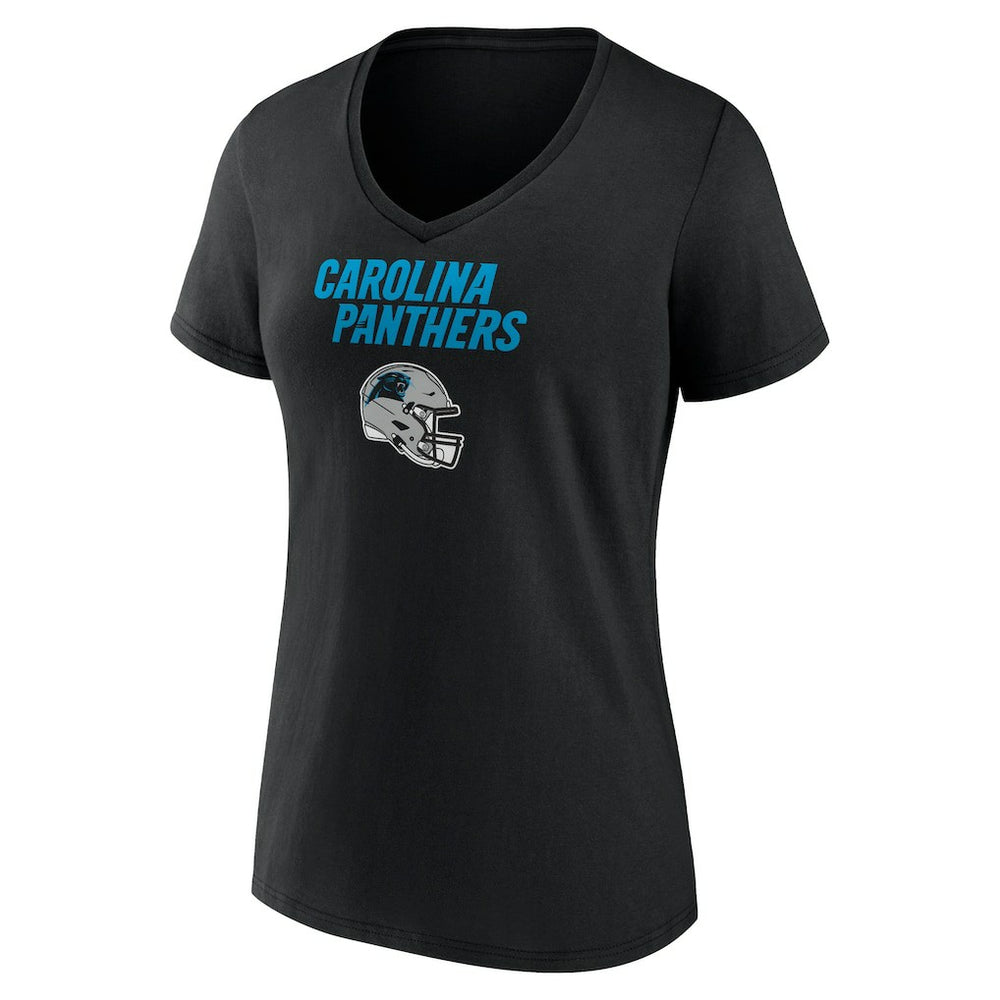 Carolina Panthers Bryce Young  Women's Team Wordmark Name & Number V-Neck T-Shirt | NFL Hot
