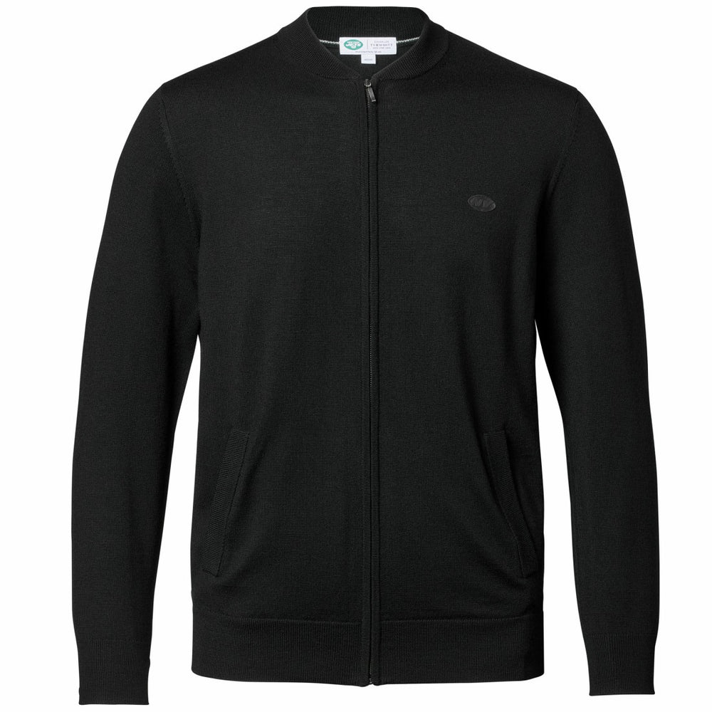New York Jets Charles Tyrwhitt Merino Full-Zip Sweater | NFL Sale
