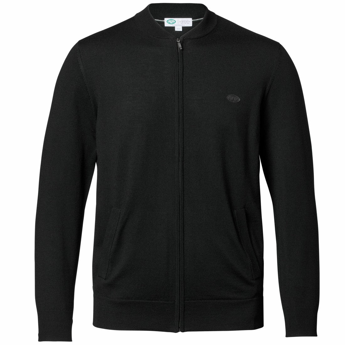 New York Jets Charles Tyrwhitt Merino Full-Zip Sweater | NFL Sale