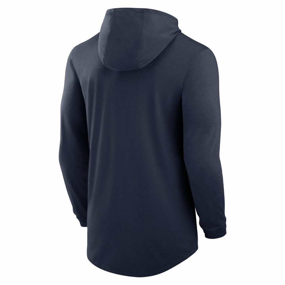 Tennessee Titans Blitz Tri-Blend Dri-FIT Long Sleeve Hoodie T-Shirt | NFL Outlet