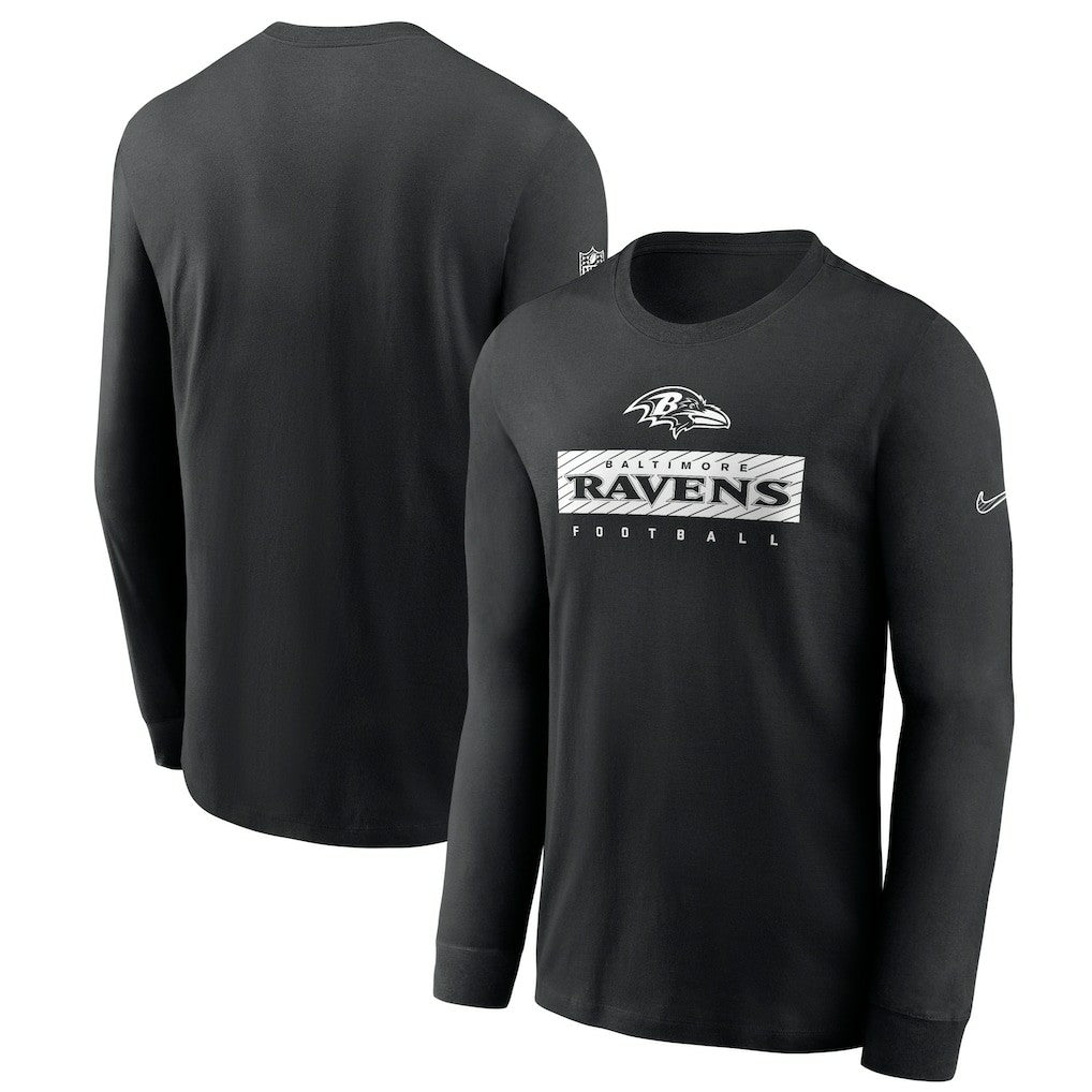 Baltimore Ravens Sideline Dri-FIT Long Sleeve T-Shirt | NFL US