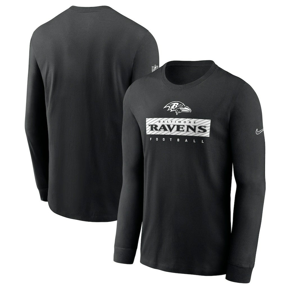 Baltimore Ravens Sideline Dri-FIT Long Sleeve T-Shirt | NFL US