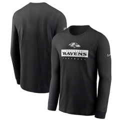 Baltimore Ravens Sideline Dri-FIT Long Sleeve T-Shirt | NFL US