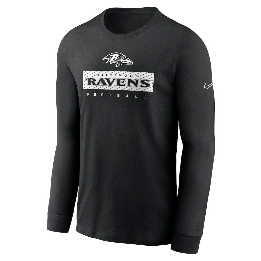 Baltimore Ravens Sideline Dri-FIT Long Sleeve T-Shirt | NFL US