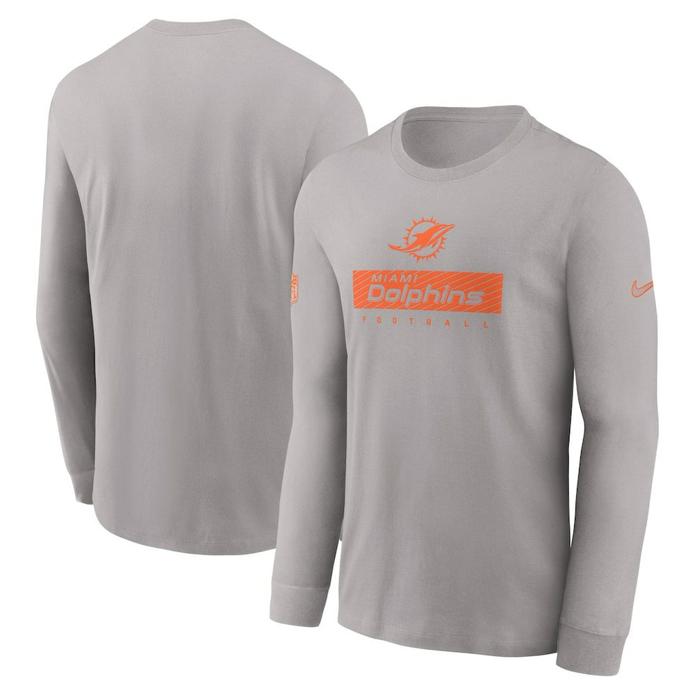 Miami Dolphins Sideline Dri-FIT Long Sleeve T-Shirt | NFL New