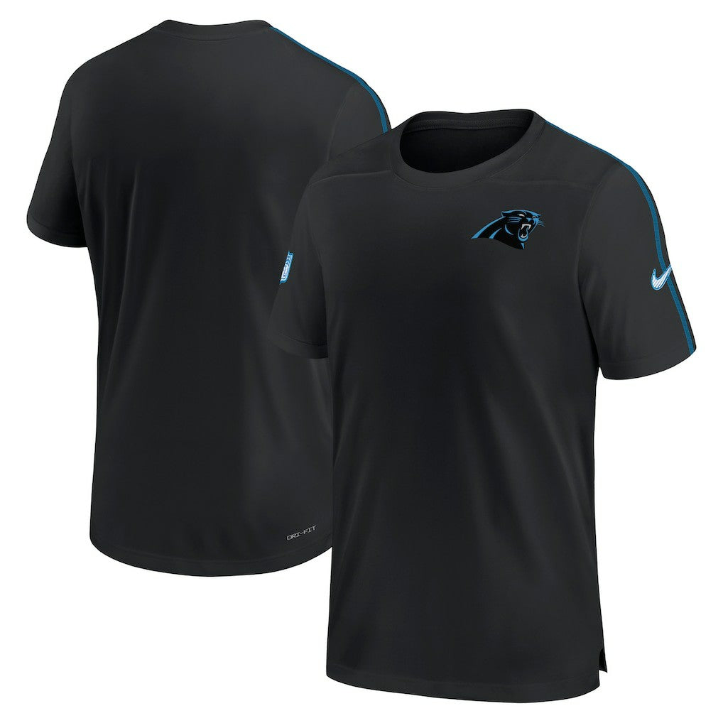 Carolina Panthers 2024 Sideline Coach UV Performance T-Shirt | NFL Hot