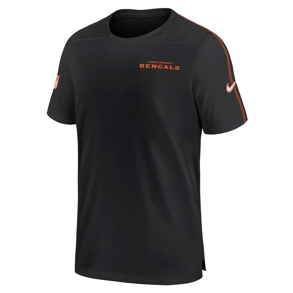 Cincinnati Bengals 2024 Sideline Coach UV Performance T-Shirt | NFL Sale