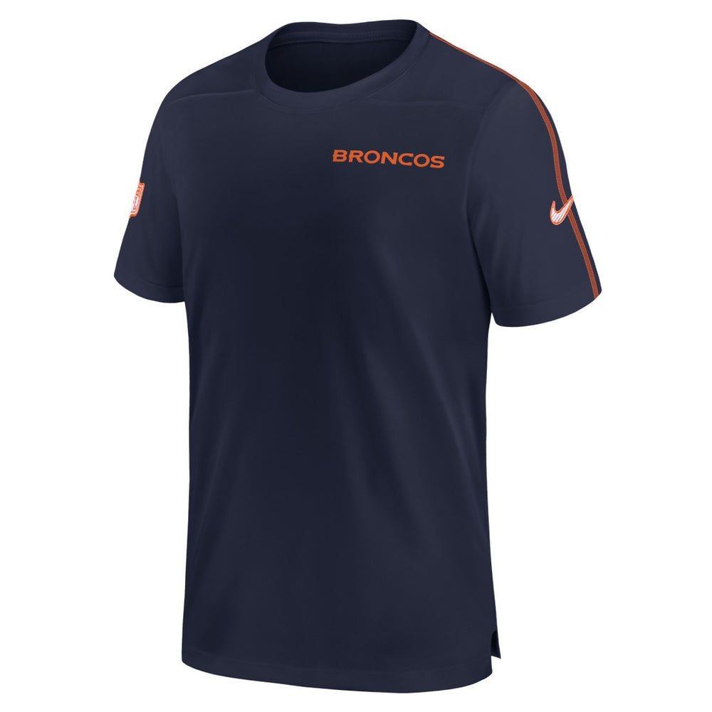 Denver Broncos 2024 Sideline Coach UV Performance T-Shirt | NFL New