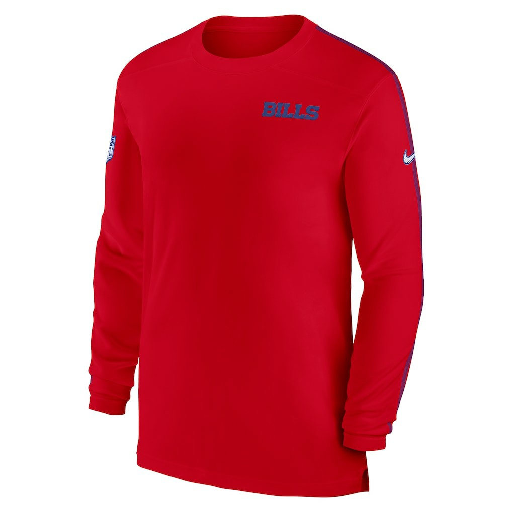 Buffalo Bills Sideline Coach UV Performance Long Sleeve T-Shirt | NFL US