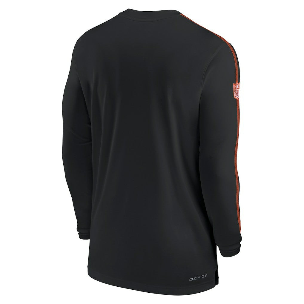 Cincinnati Bengals Sideline Coach UV Performance Long Sleeve T-Shirt | NFL Sale