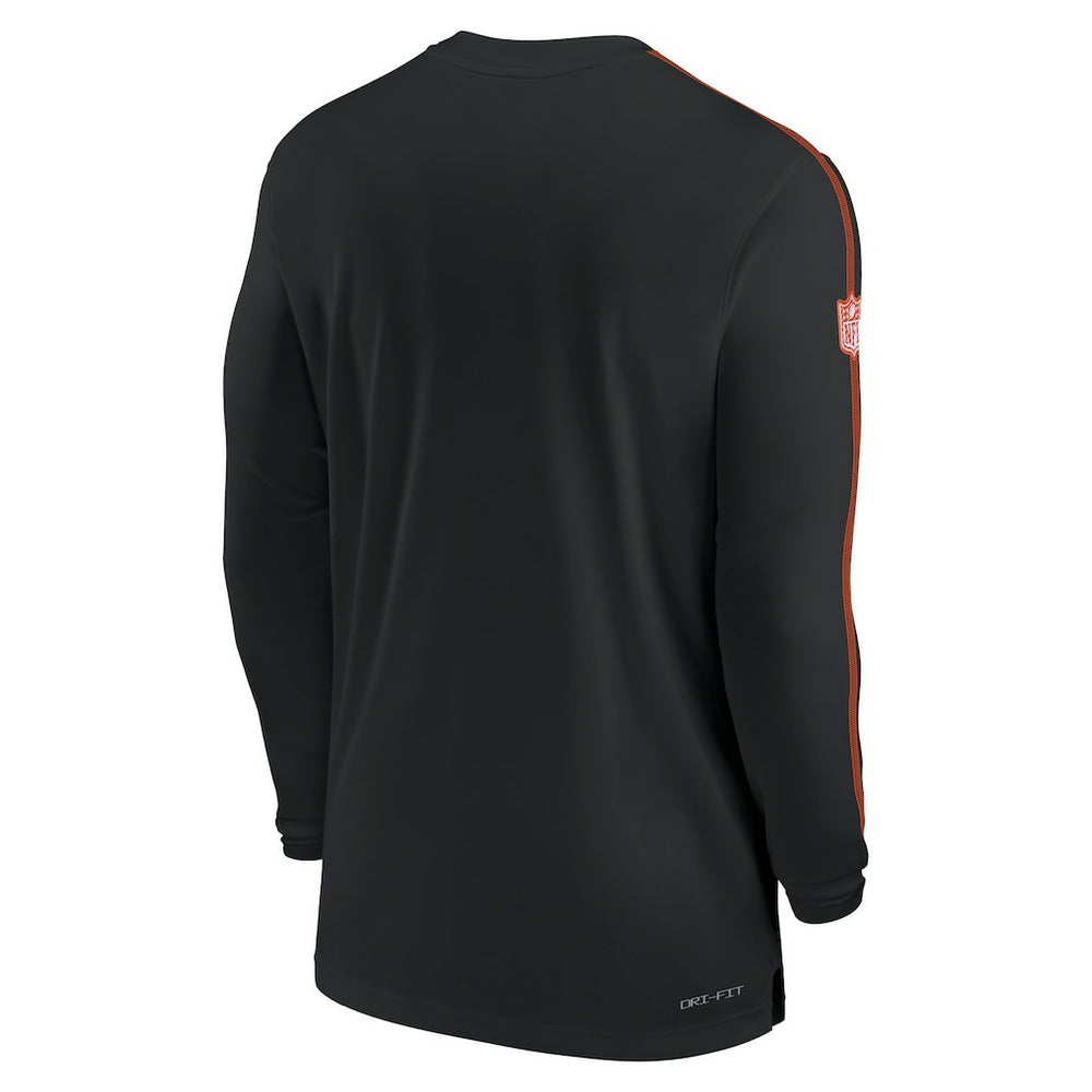 Cincinnati Bengals Sideline Coach UV Performance Long Sleeve T-Shirt | NFL Sale