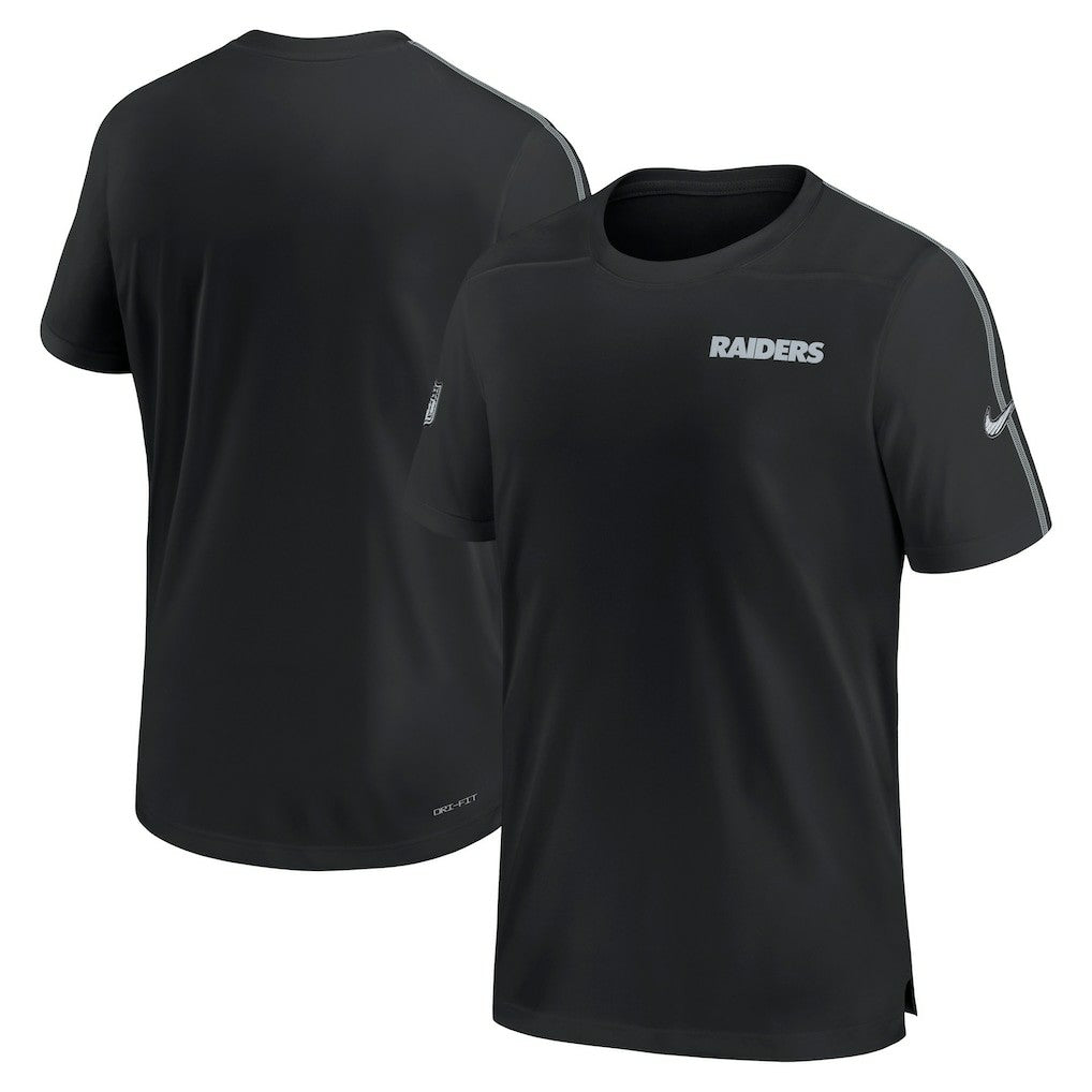 Las Vegas Raiders 2024 Sideline Coach UV Performance T-Shirt | NFL New