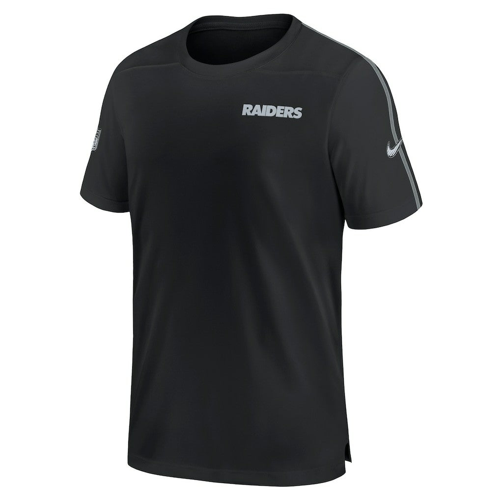 Las Vegas Raiders 2024 Sideline Coach UV Performance T-Shirt | NFL New