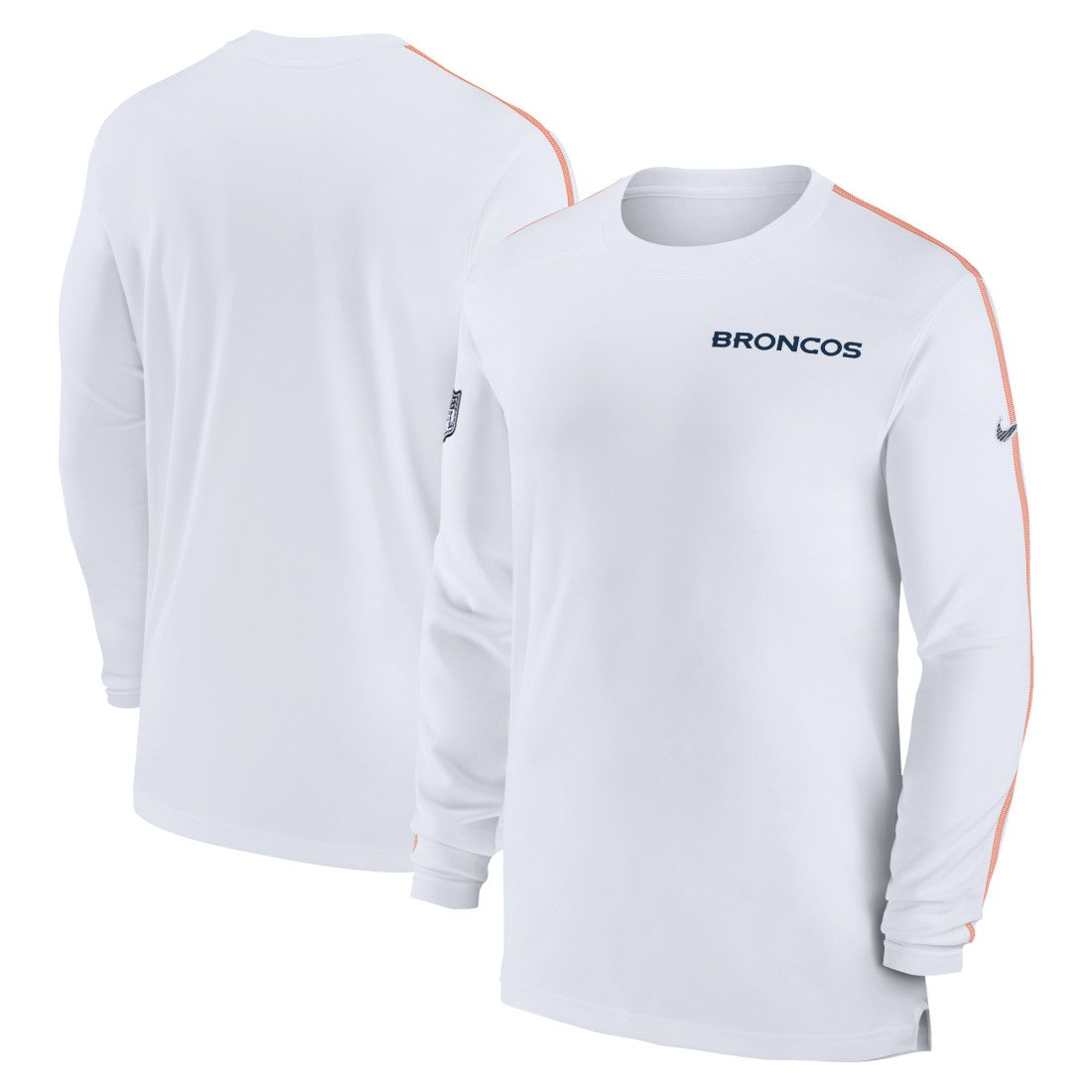 Denver Broncos Sideline Coach UV Performance Long Sleeve T-Shirt | NFL On sale