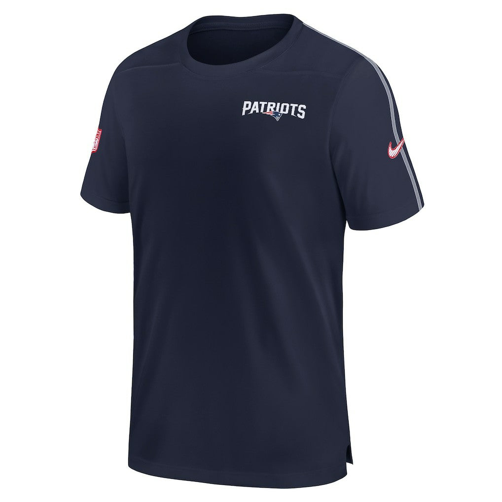 New England Patriots 2024 Sideline Coach UV Performance T-Shirt | NFL New
