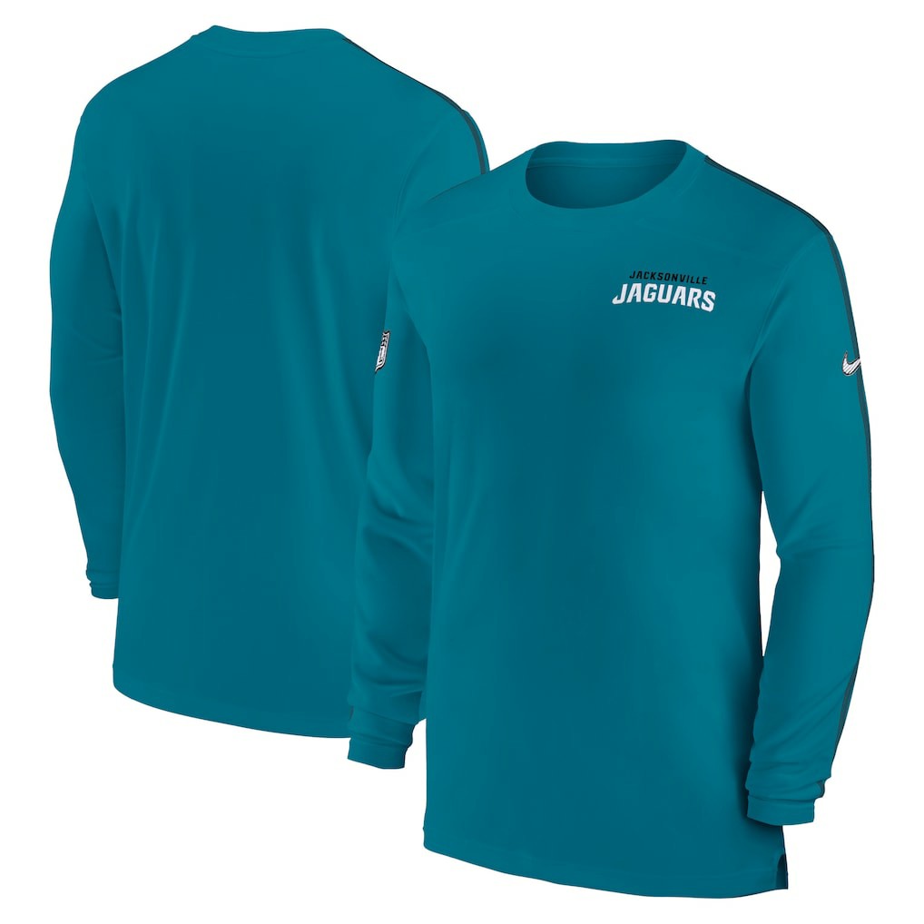Jacksonville Jaguars Sideline Coach UV Performance Long Sleeve T-Shirt | NFL Online