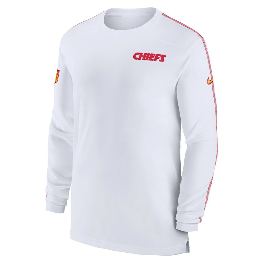 Kansas City Chiefs Sideline Coach UV Performance Long Sleeve T-Shirt | NFL New