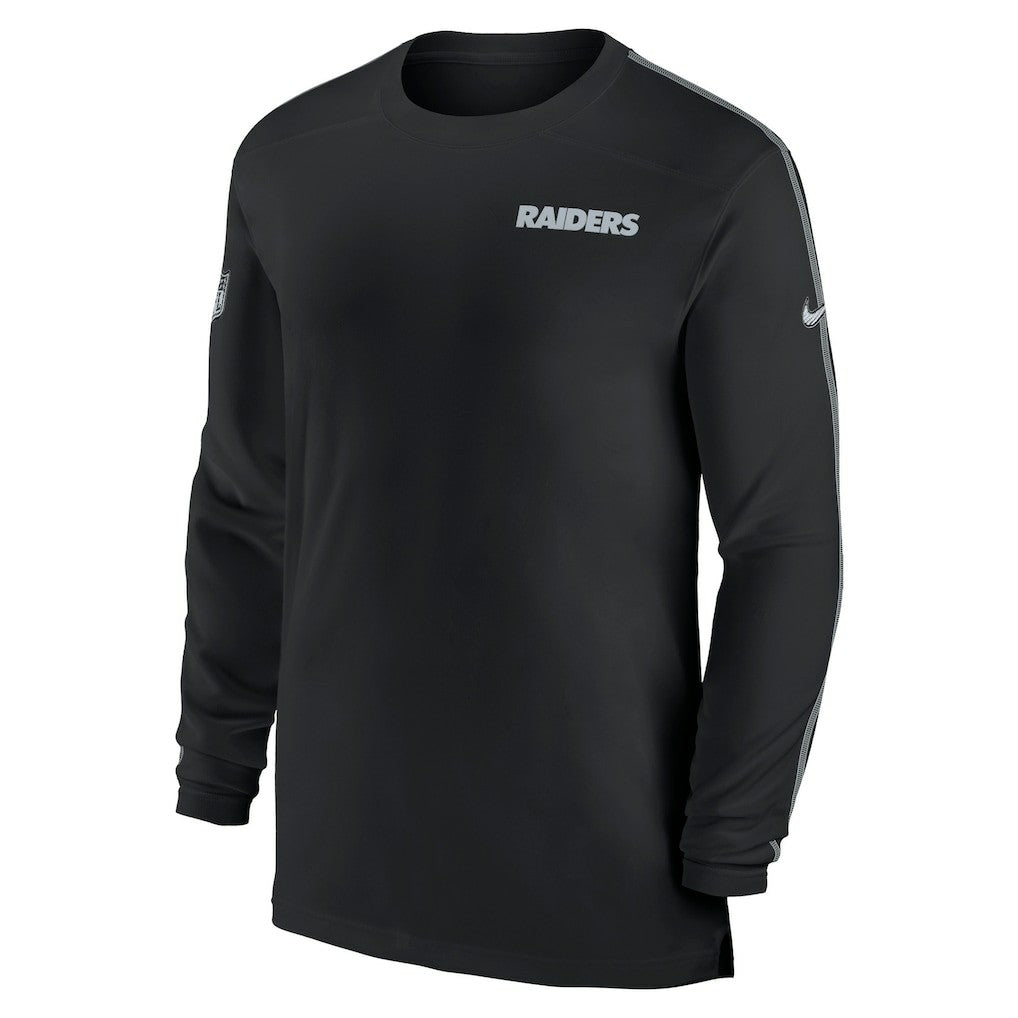 Las Vegas Raiders Sideline Coach UV Performance Long Sleeve T-Shirt | NFL US