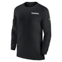 Las Vegas Raiders Sideline Coach UV Performance Long Sleeve T-Shirt | NFL US