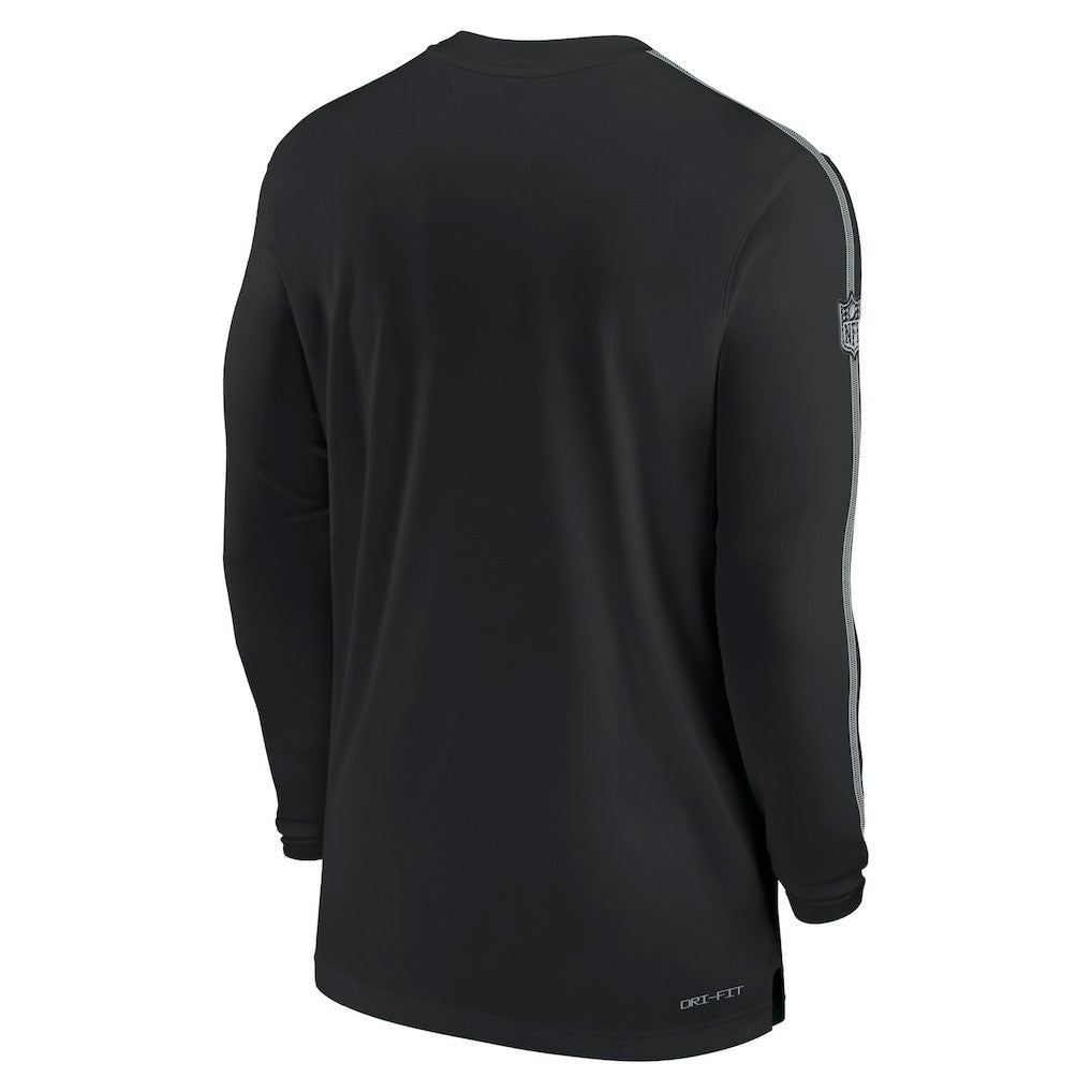 Las Vegas Raiders Sideline Coach UV Performance Long Sleeve T-Shirt | NFL US