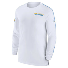 Los Angeles Chargers Sideline Coach UV Performance Long Sleeve T-Shirt | NFL US