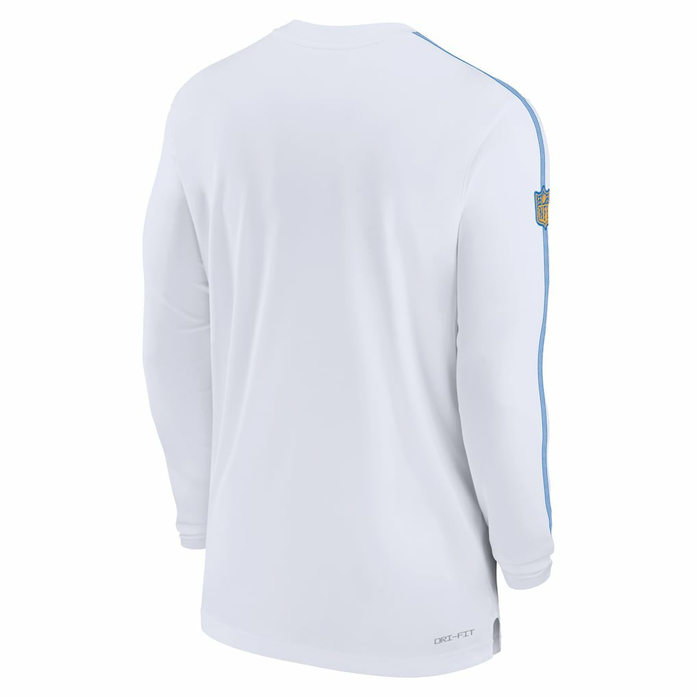 Los Angeles Chargers Sideline Coach UV Performance Long Sleeve T-Shirt | NFL US