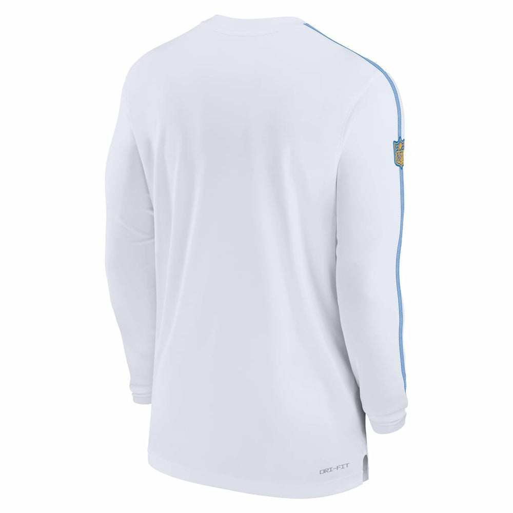 Los Angeles Chargers Sideline Coach UV Performance Long Sleeve T-Shirt | NFL US
