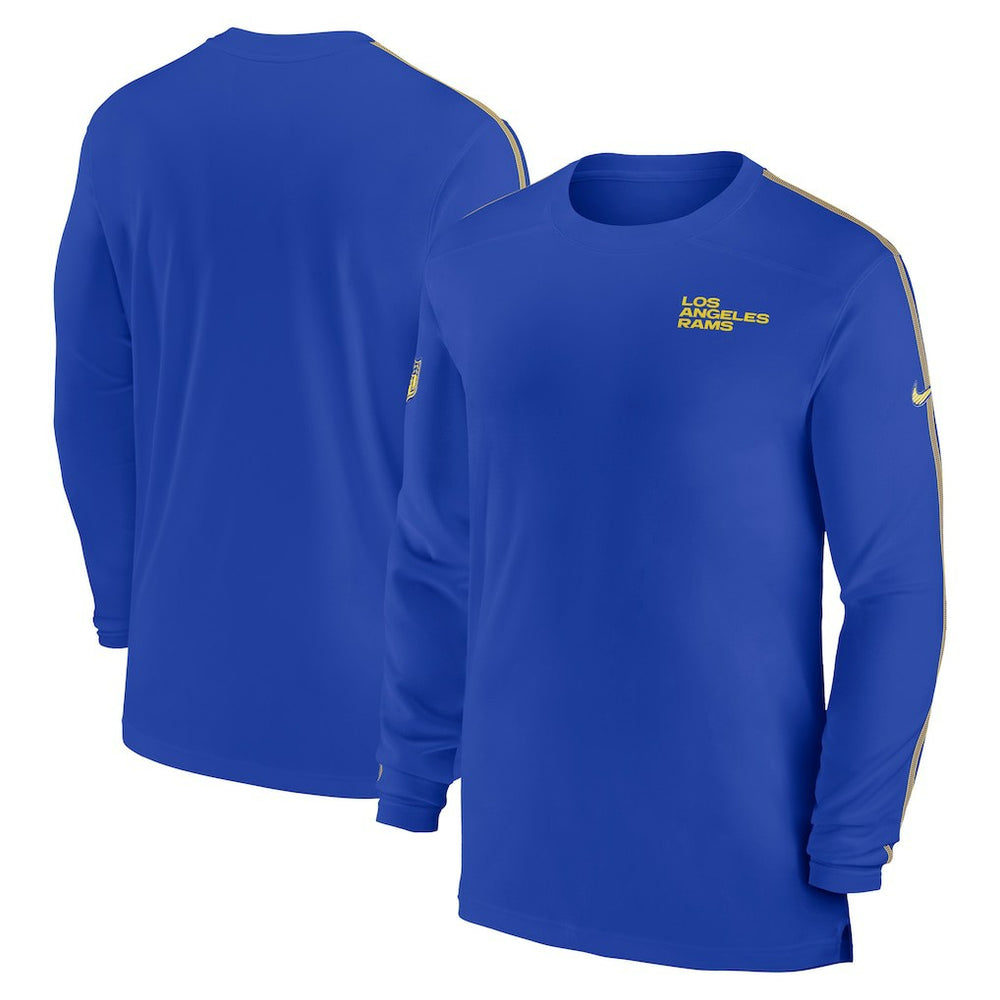 Los Angeles Rams Sideline Coach UV Performance Long Sleeve T-Shirt | NFL US