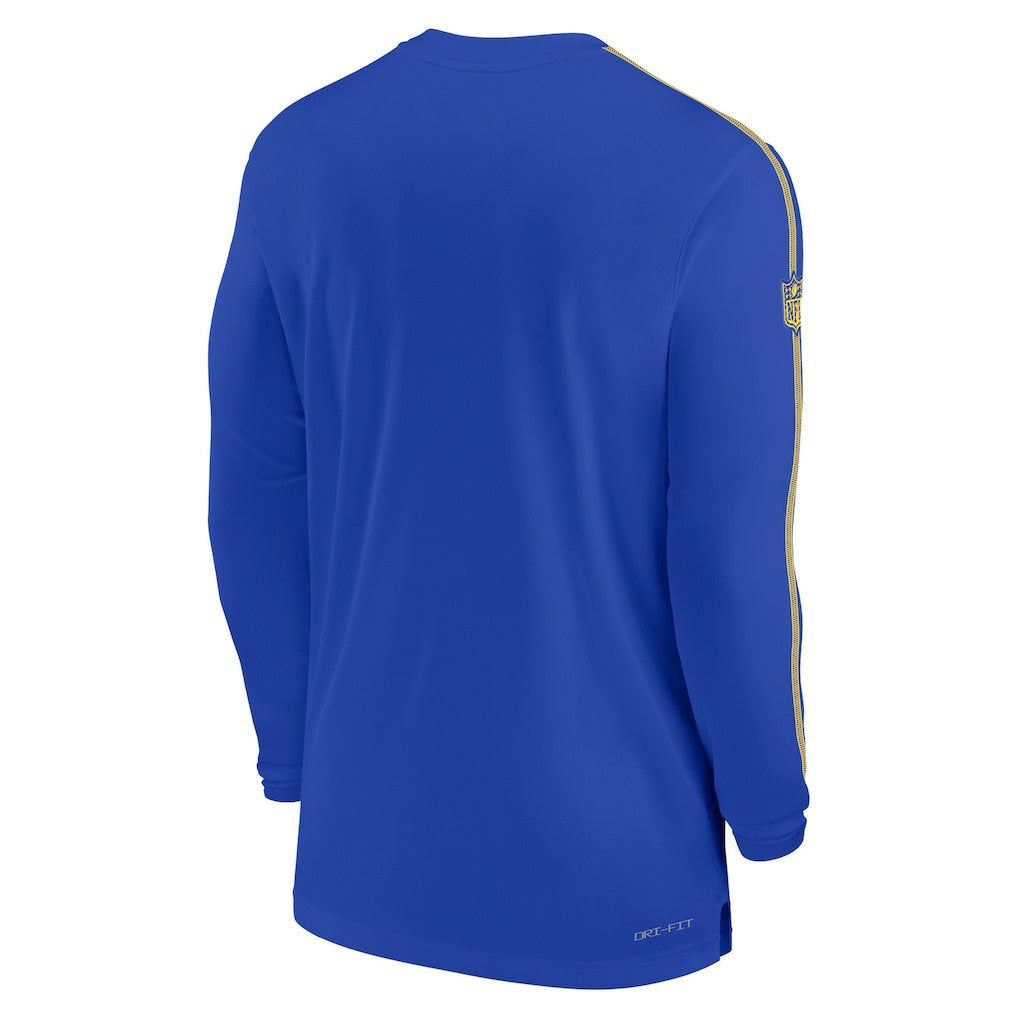 Los Angeles Rams Sideline Coach UV Performance Long Sleeve T-Shirt | NFL US