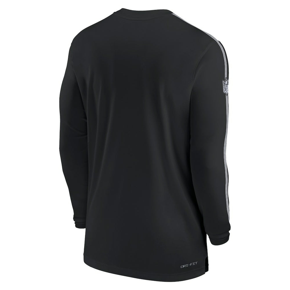 Philadelphia Eagles Sideline Coach UV Performance Long Sleeve T-Shirt | NFL Outlet