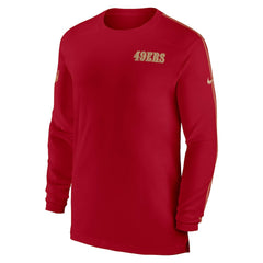 San Francisco 49ers Sideline Coach UV Performance Long Sleeve T-Shirt | NFL Outlet