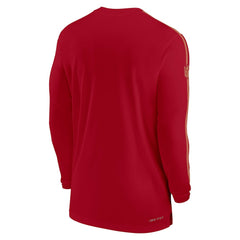San Francisco 49ers Sideline Coach UV Performance Long Sleeve T-Shirt | NFL Outlet