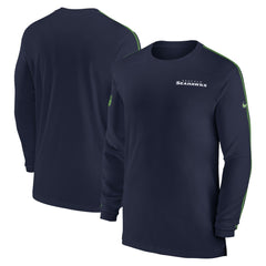 Seattle Seahawks Sideline Coach UV Performance Long Sleeve T-Shirt | NFL Online