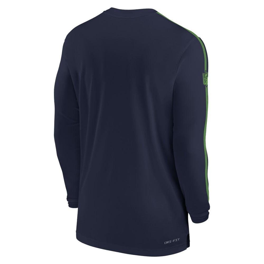 Seattle Seahawks Sideline Coach UV Performance Long Sleeve T-Shirt | NFL Online