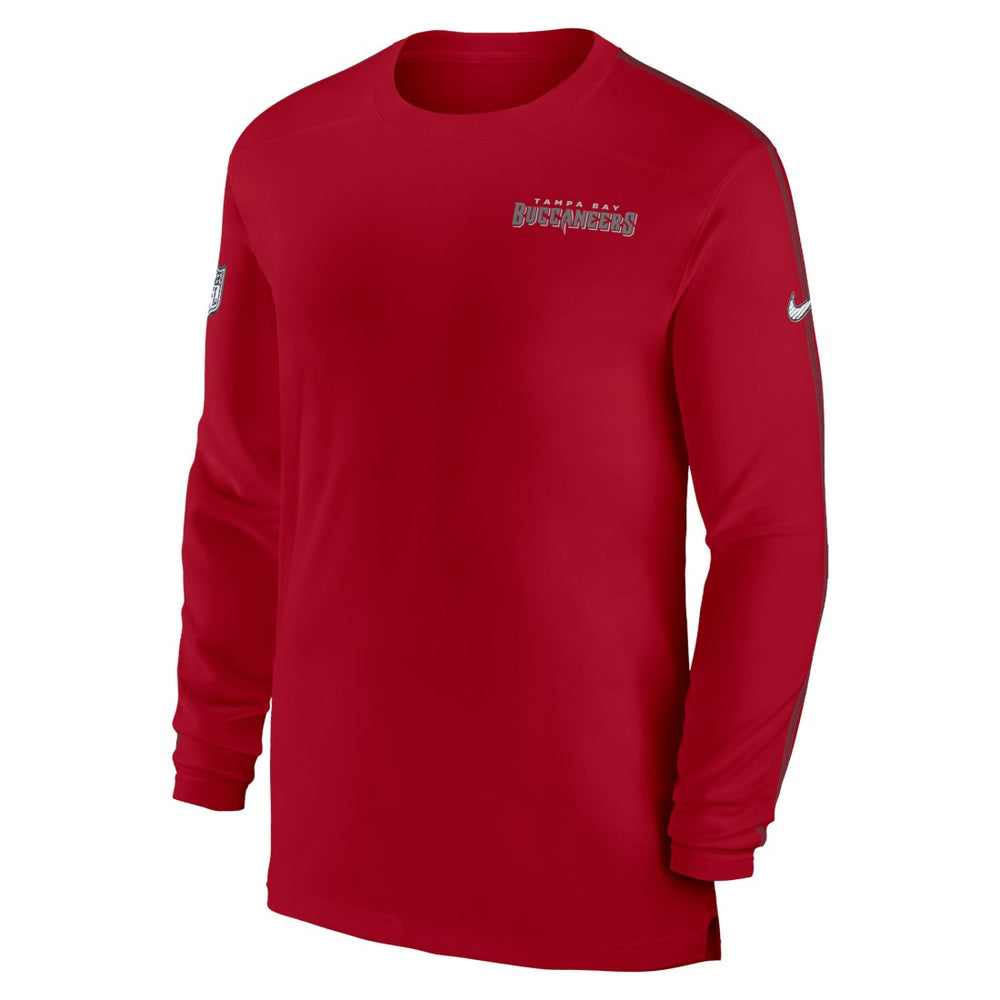 Tampa Bay Buccaneers Sideline Coach UV Performance Long Sleeve T-Shirt | NFL Hot
