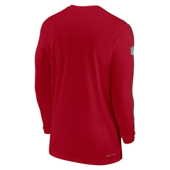 Tampa Bay Buccaneers Sideline Coach UV Performance Long Sleeve T-Shirt | NFL Hot