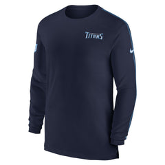 Tennessee Titans Sideline Coach UV Performance Long Sleeve T-Shirt | NFL Discount