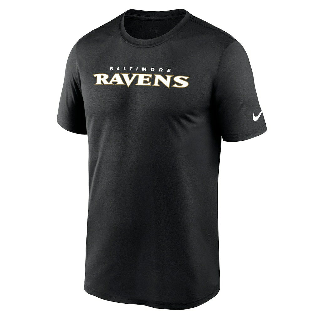 Baltimore Ravens Primetime Legend Wordmark Performance T-Shirt | NFL Online