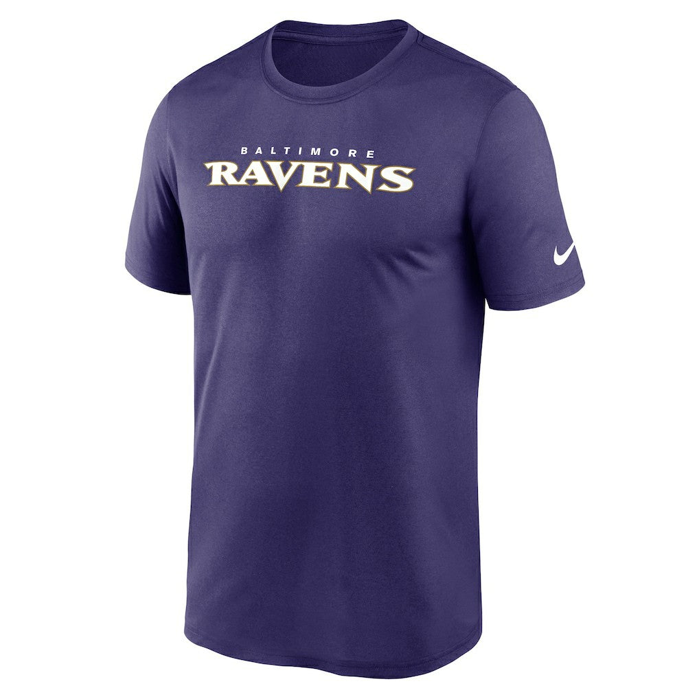 Baltimore Ravens Primetime Legend Wordmark Performance T-Shirt | NFL Hot