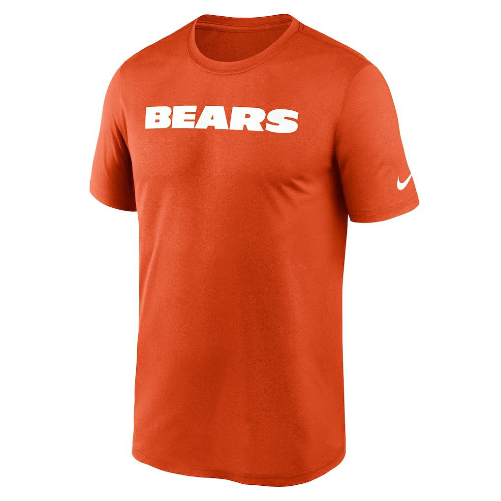 Chicago Bears Primetime Legend Wordmark Performance T-Shirt | NFL Hot