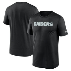 Las Vegas Raiders Primetime Legend Wordmark Performance T-Shirt | NFL US