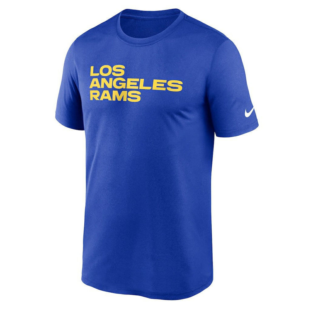 Los Angeles Rams Primetime Legend Wordmark Performance T-Shirt | NFL Outlet