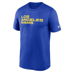 Los Angeles Rams Primetime Legend Wordmark Performance T-Shirt | NFL Outlet