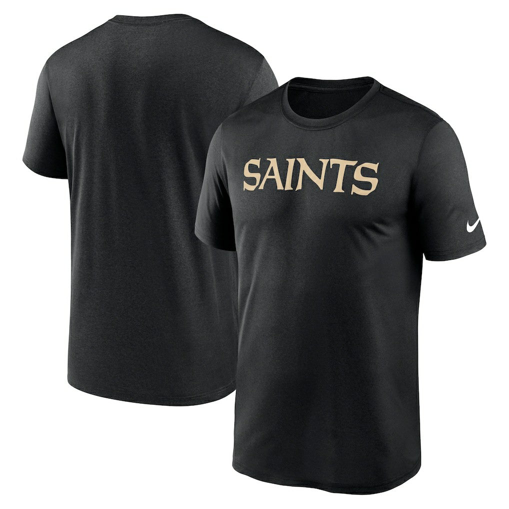 New Orleans Saints Primetime Legend Wordmark Performance T-Shirt | NFL Sale