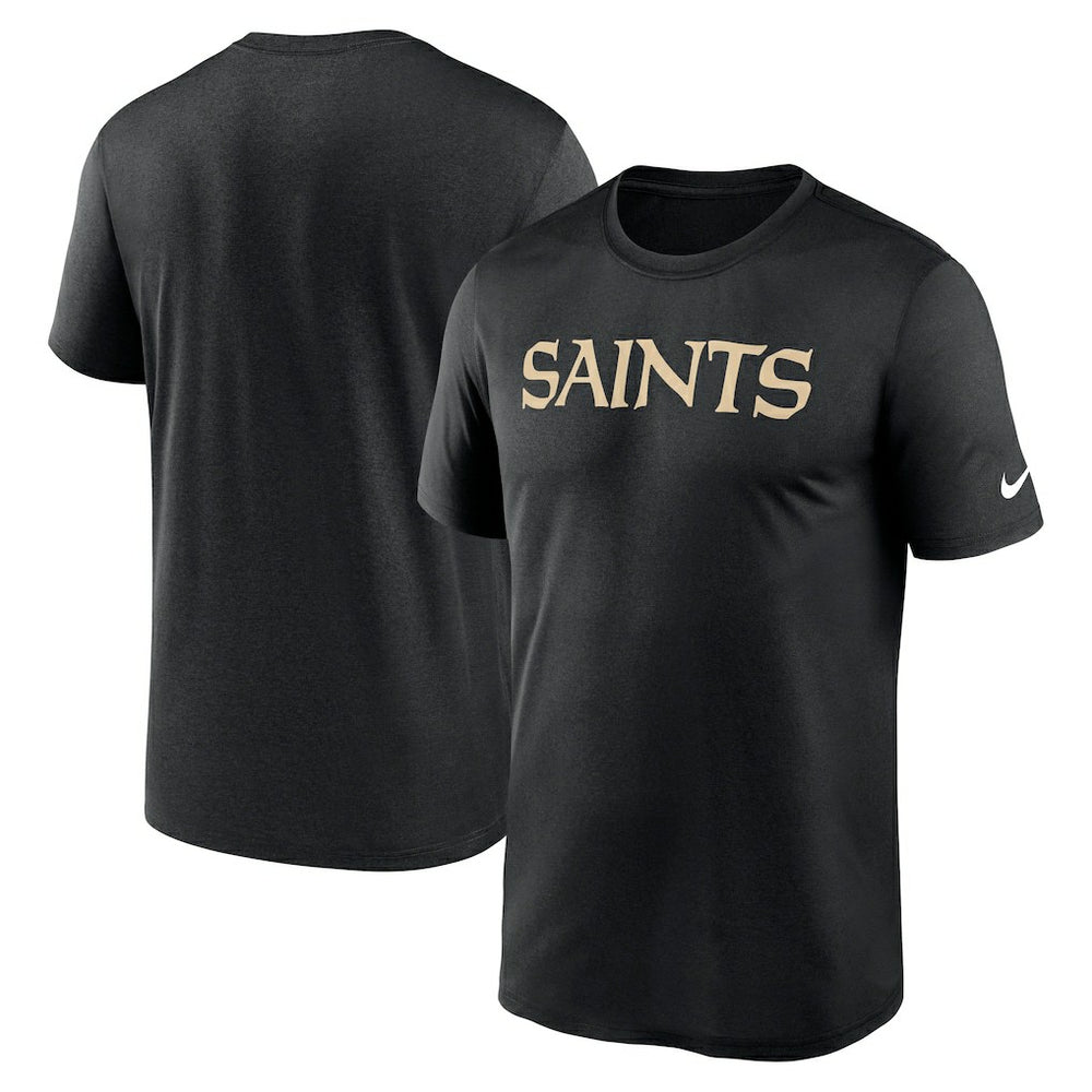 New Orleans Saints Primetime Legend Wordmark Performance T-Shirt | NFL Sale