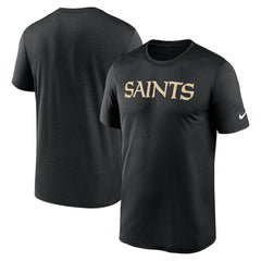 New Orleans Saints Primetime Legend Wordmark Performance T-Shirt | NFL Sale